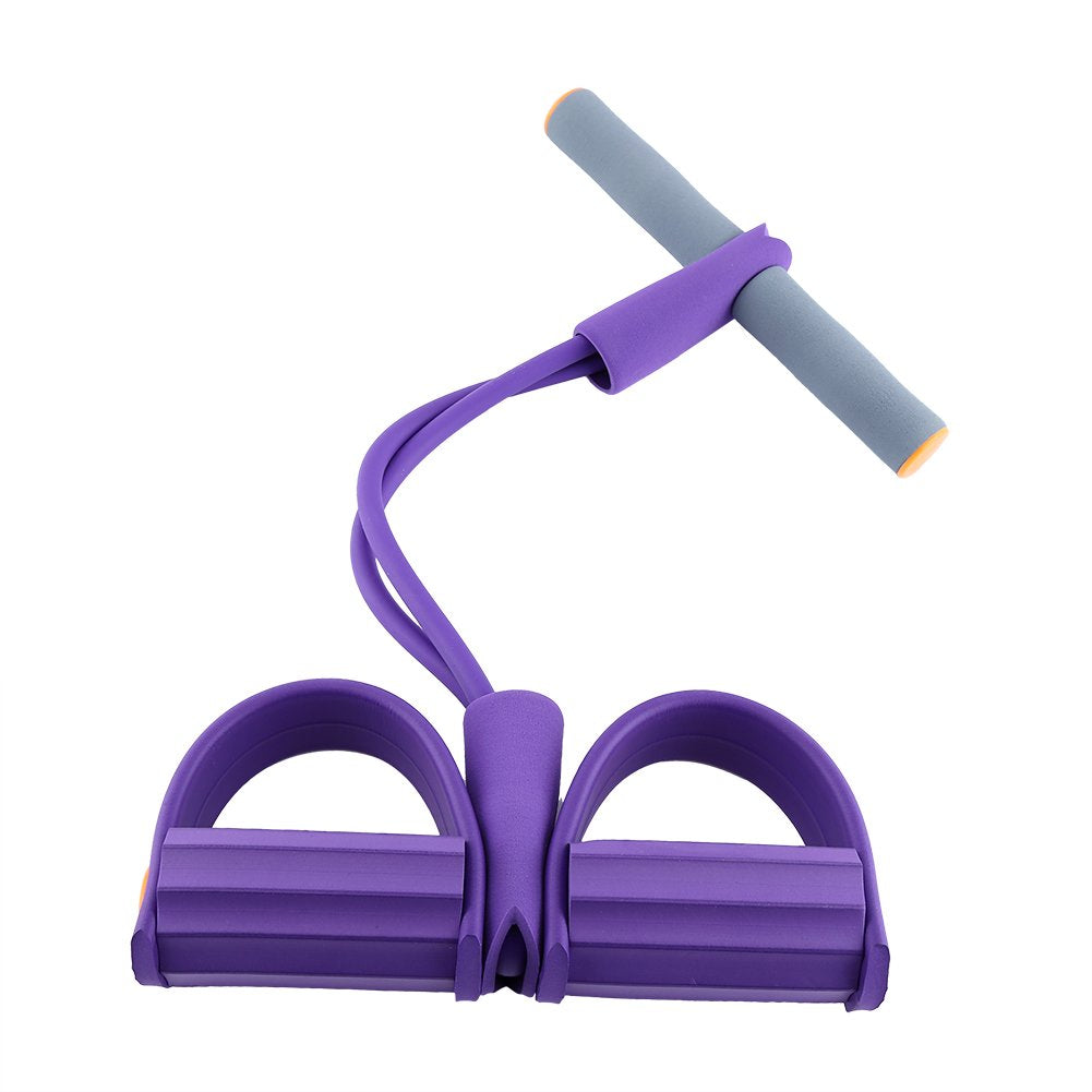 Bandas elásticas de ejercicio de yoga con pedal de 6 tubos