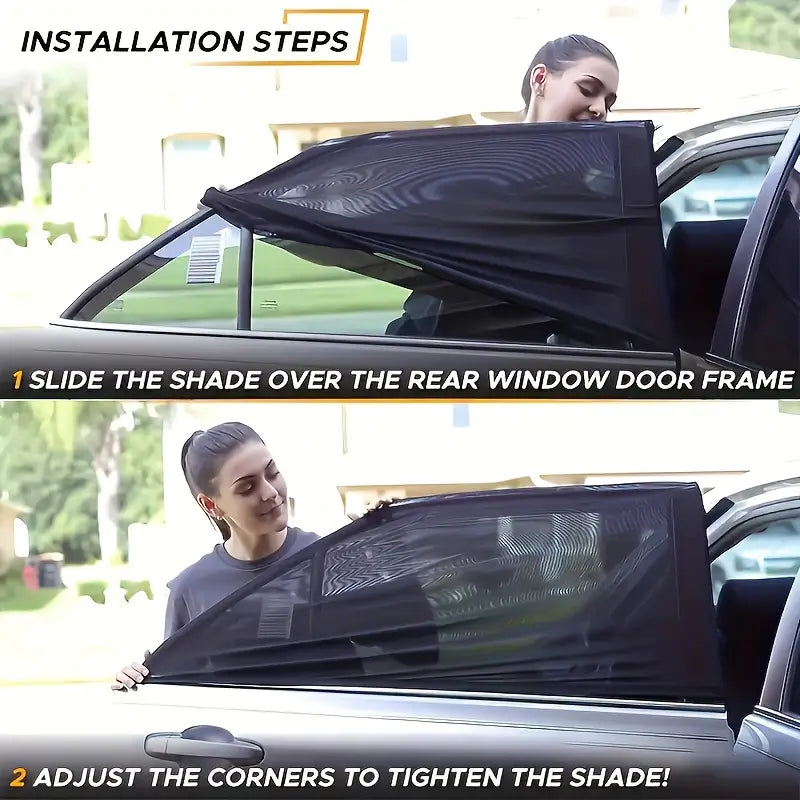 Parasoles para Ventanas Laterales de Coche 2pcs