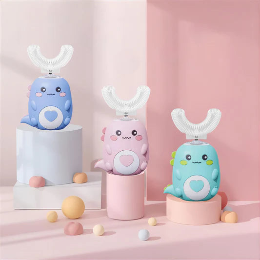 Cepillo de dientes eléctrico infantil en forma de U