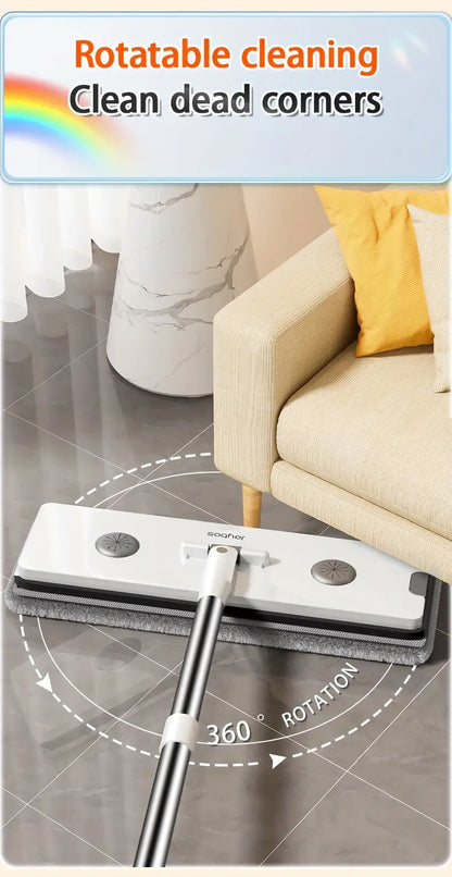 Fregona con microfibra con cubo