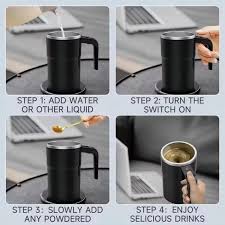 Taza eléctrica automática con agitación magnética